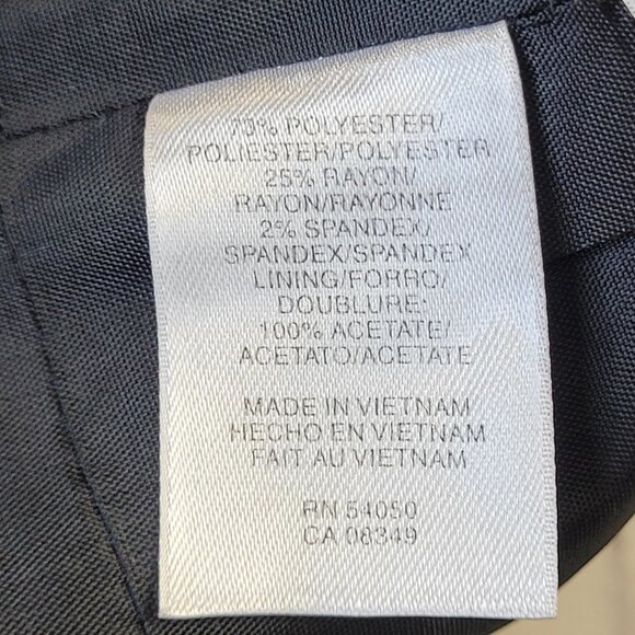 Anne Klein black midi short sleeve sheath stretch Dress size 10 - Picture 11 of 12